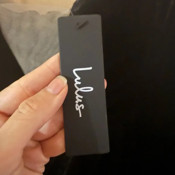 🖤✨ NWT Lulus “My Dream Come True” Black Velvet Strapless Maxi Dress ✨🖤 - Picture 8 of 13